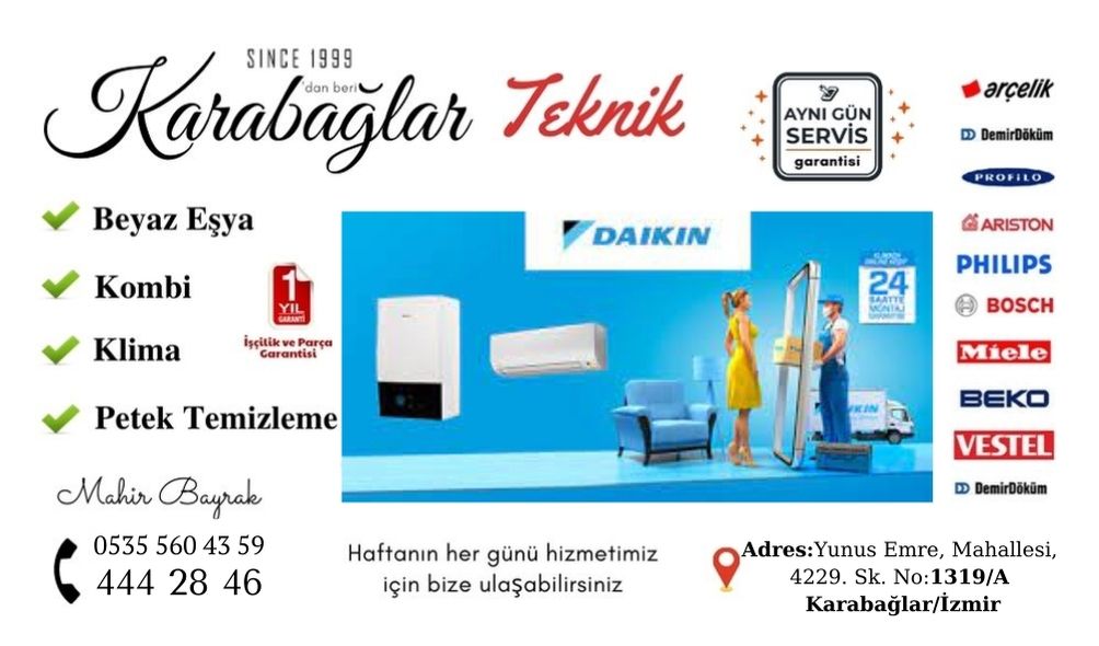 Karabağlar Daıkın Klima Servisi 